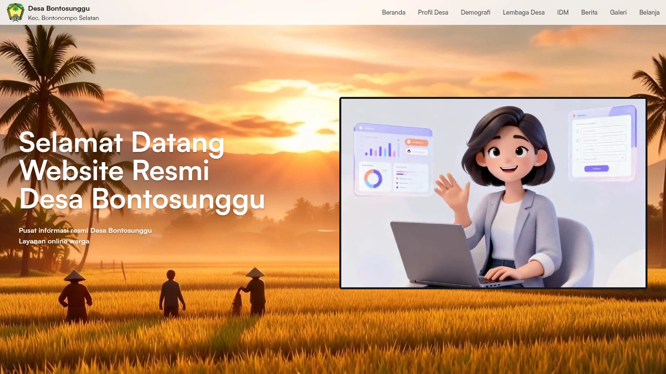Pemerintah Desa Mengembangkan Website Desa sebagai Media Informasi Digital